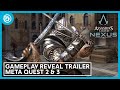 Assassins creed nexus vr official gameplay reveal  meta quest 2  meta quest 3