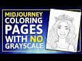 How To Create Non Grayscale Midjourney Coloring Pages