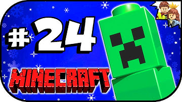 Custom MOC LEGO Minecraft 2015 Advent Calendar Day 24 Unboxing - BrickQueen