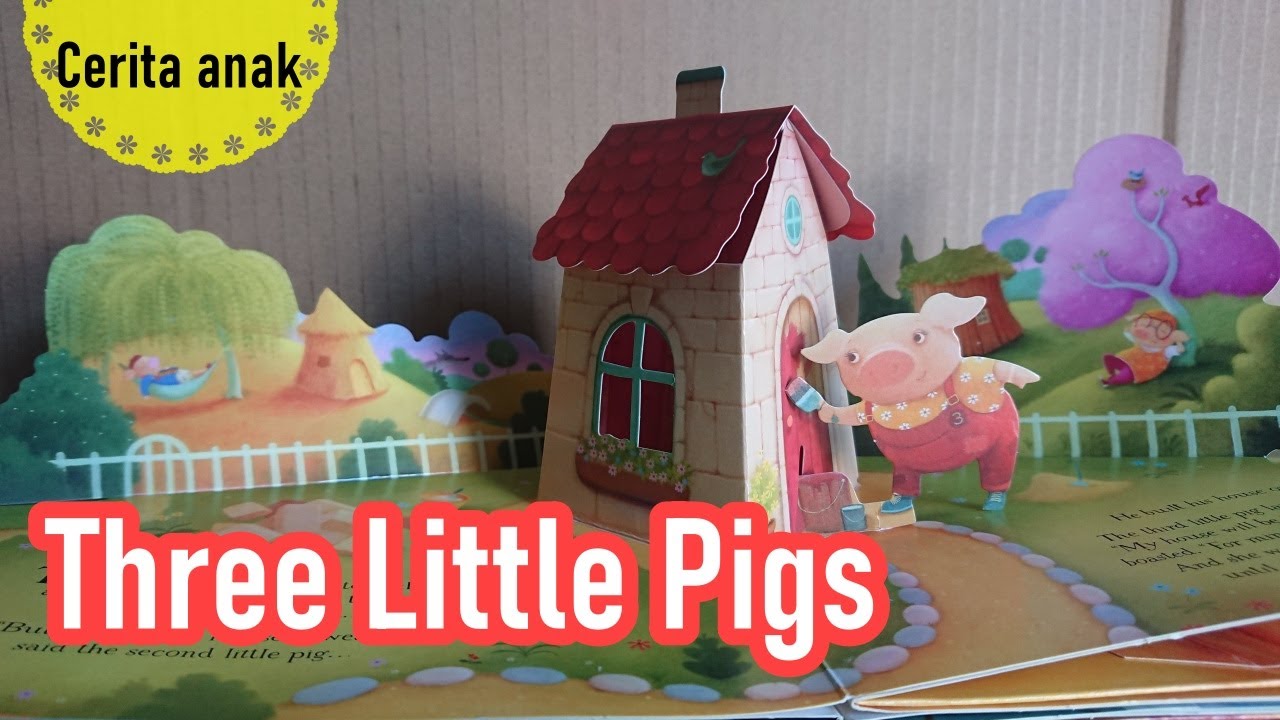 Three Little Pigs | Membaca Cerita Tiga Babi Kecil | Read Aloud Three ...