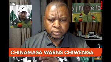 WATCH LIVE: Chinamasa Warns Chiwenga
