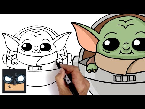 How To Draw Baby Yoda For Fortnite