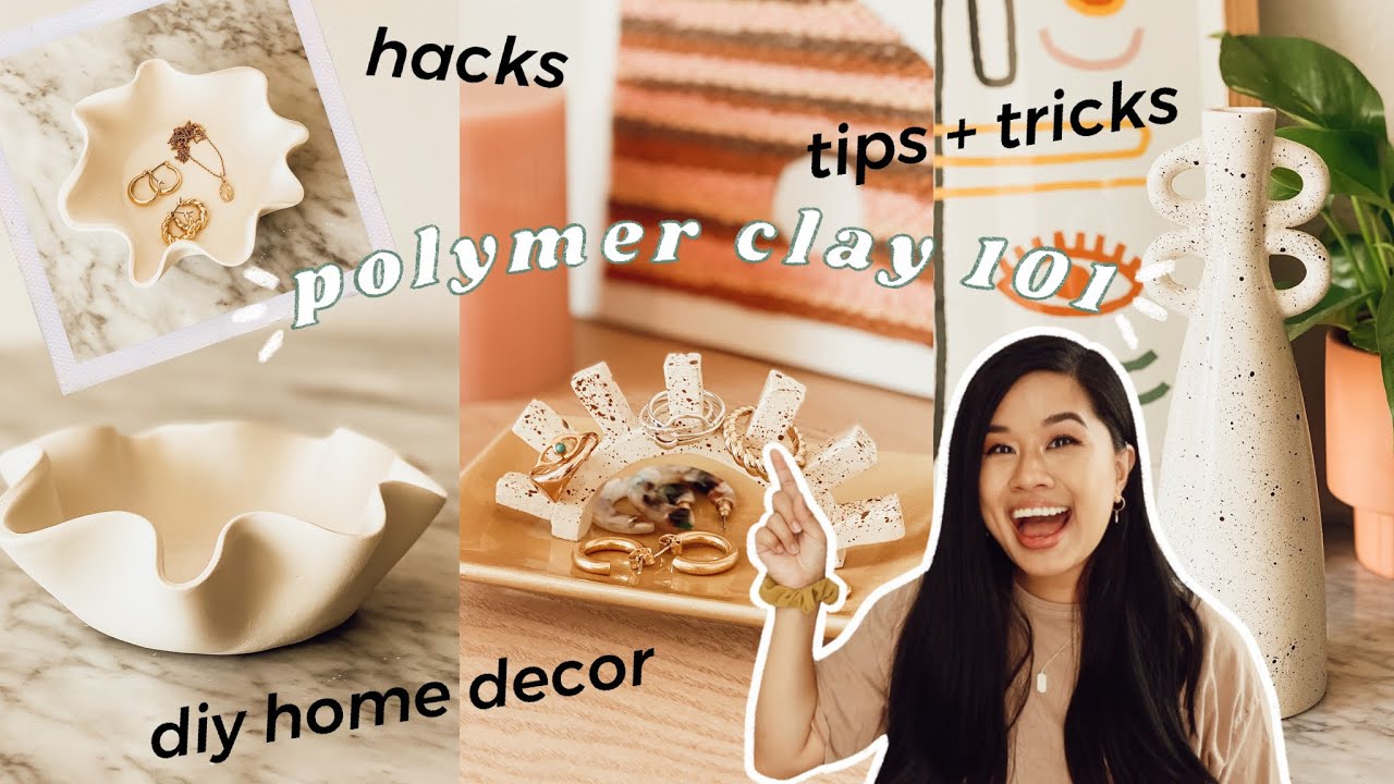 BEST* OVEN BAKE POLYMER CLAY TIPS, TRICKS, AND HACKS FOR DIY HOME DECOR  (Beginner-Friendly) 