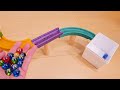マーブルランASMR HABAウェーブスロープ&カラフルコース Marble Run HABA Wave Slope & Colorful Course