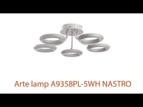 Видеообзор Arte lamp A9358PL-5WH NASTRO