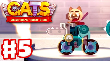 CATS: Crash Arena Turbo Stars - Gameplay Walkthrough Part 5 - Boosted Boulder Champion! (iOS)