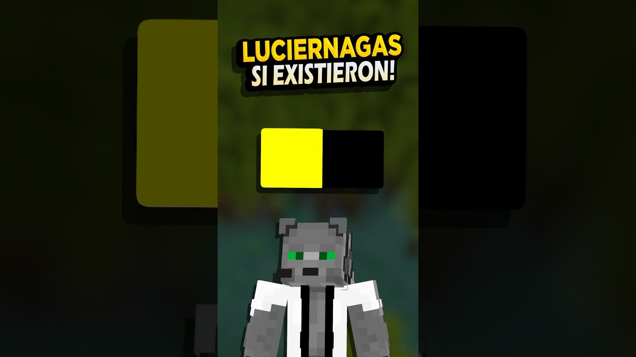 Así se veían las LUCIÉRNAGAS en #minecraft