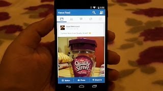 New Facebook App for Android - The Interface & Comparison with iOS Version of Facebook screenshot 5