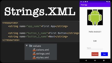 Strings.XML | Android Studio Tutorial 2020 |Android App Development |How to Save Strings Other Class