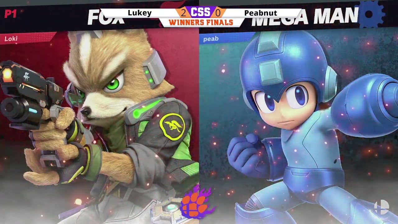 Clemson Smash Series 34 - WF - lukey (Fox) vs. PHNM | Peabnut (Mega Man) - SSBU