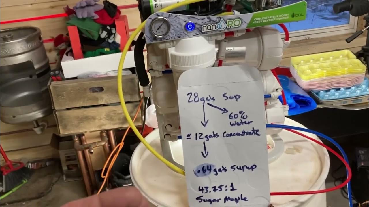 Reverse Osmosis (RO) in Maple Syrup Production for Beginners YouTube