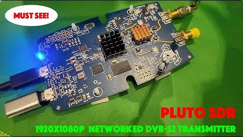 dtv net #27 Networked Pluto DVB S2  1920x1080P Transmitter