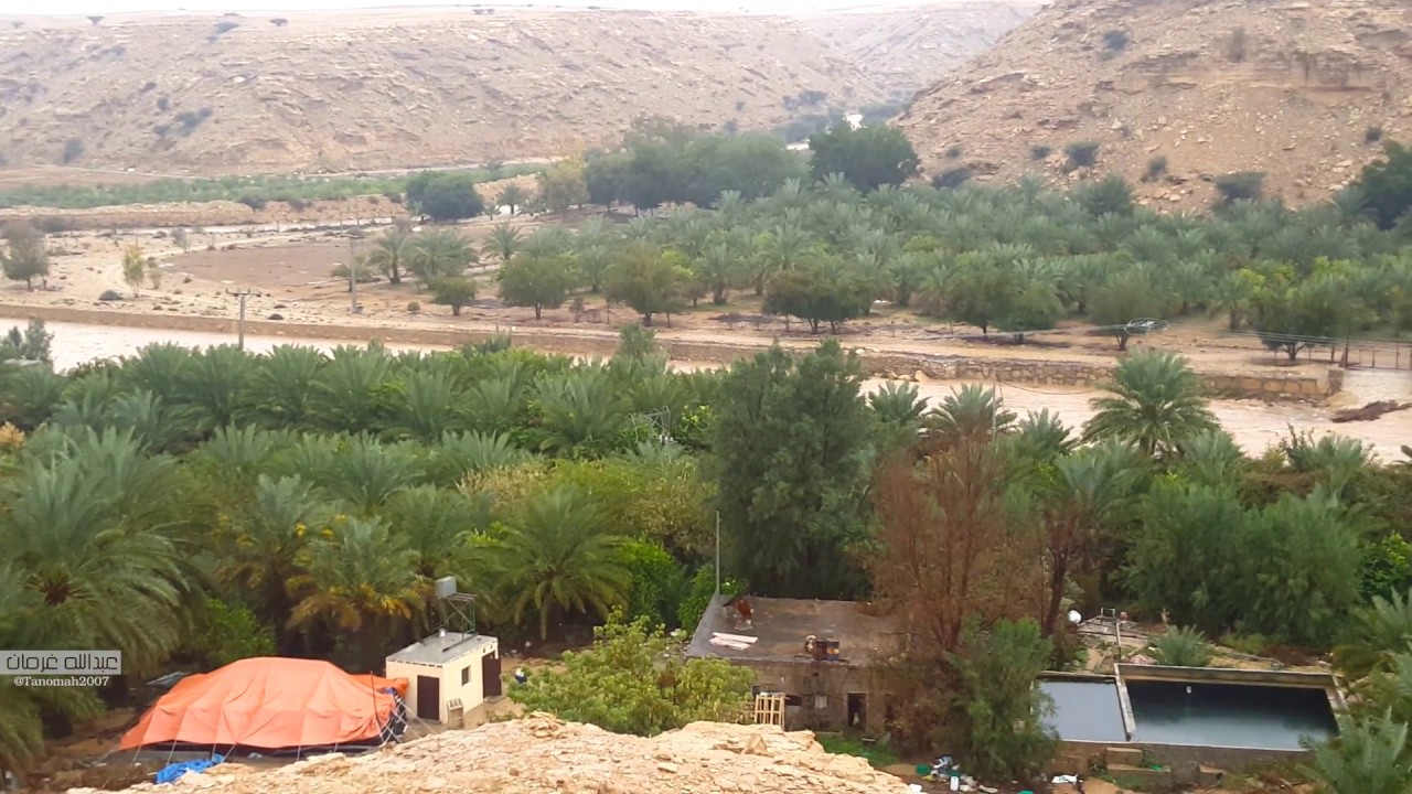 سيل وادي العين جنوب مدينة الرياض 19/5/1438هـ