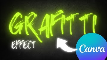 Graffiti Text Effect in Canva