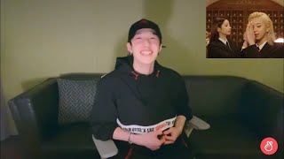 BangChan reacting to Switch to me by DAHYUN and CHAEYOUNG (VLIVE 찬이의 '방'  Ep. 94)