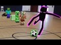 Monster School in Real Life Episode 4: Soccer - Minecraft Animation