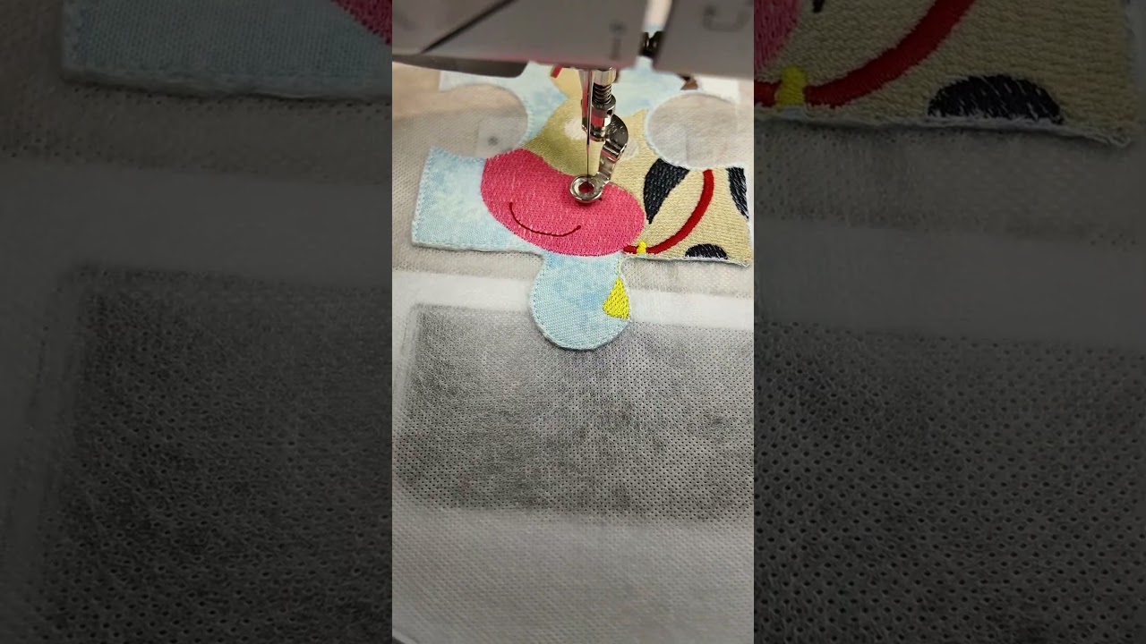 Gesticktes Puzzlebild – Teil 3 🧩🐄 | Mit der BERNINA B990 entsteht eine Kuh! 