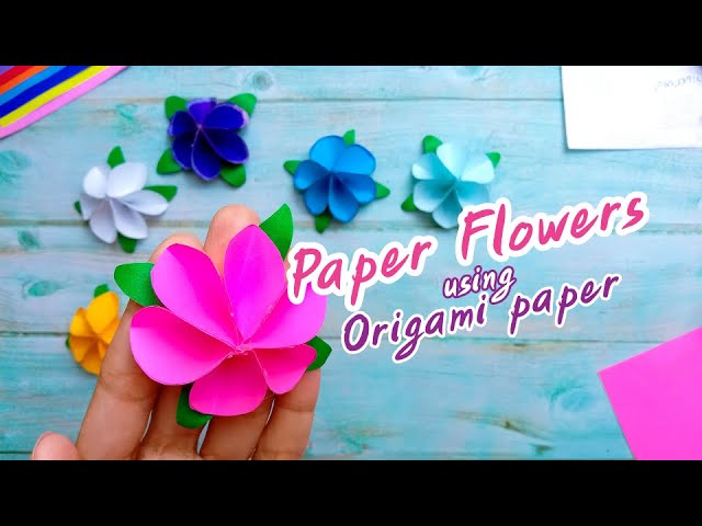 DIY Mini Paper Flowers 🌸 How to Make a Tiny Flower Out of Paper 🌸 Mini  Paper Crafts 