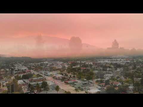 Bobcat Fire creates beautiful sky in Monrovia, CA - 9/7/20 mid-morning