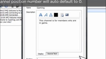 Tutorial: Creating Channels in Mumble