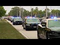 PROCESSION VIDEO: FHP trooper killed on I-95 in Martin County