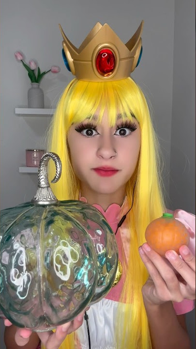 ASMR| What pumpkin sounds better? #asmrsounds #asmr #asmrcommunity #asmrtriggers #cosplayer #shorts