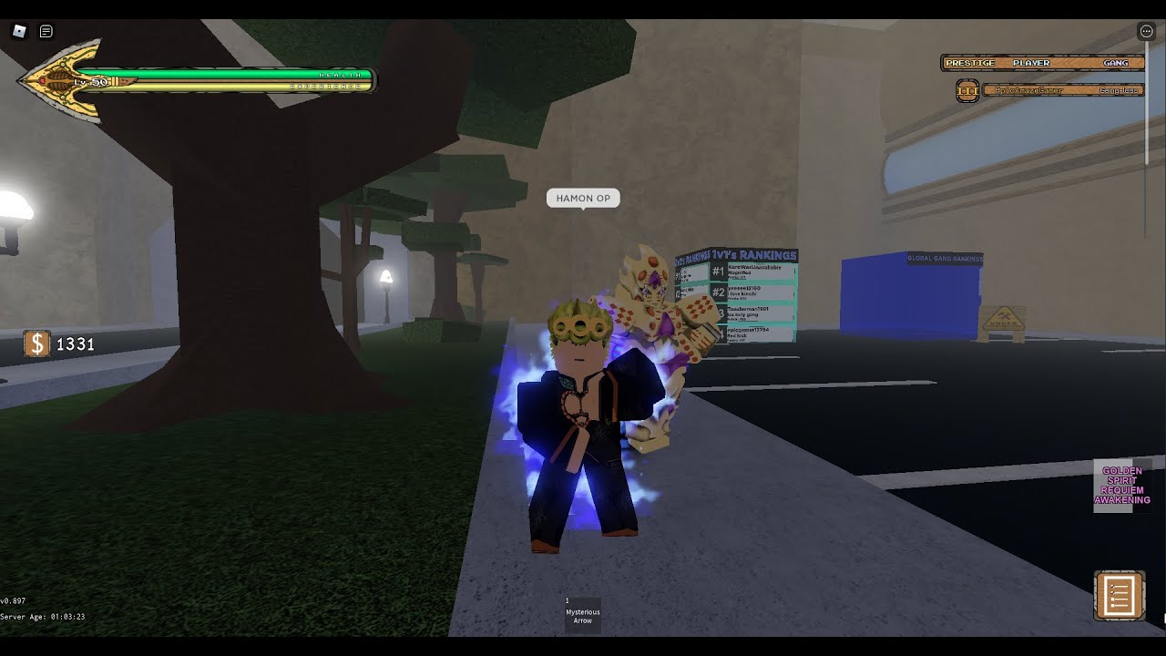 [YBA] Awakening + Hamon is INSANE! YouTube