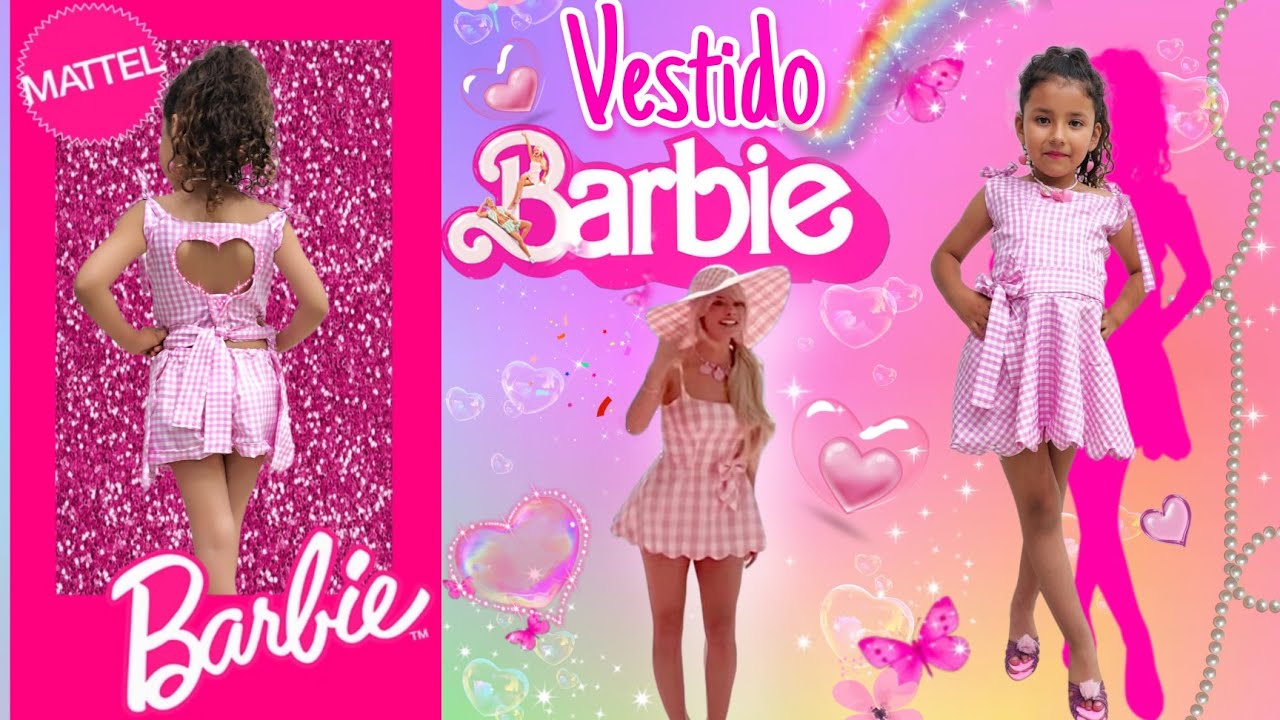 Vestido Barbie para niña