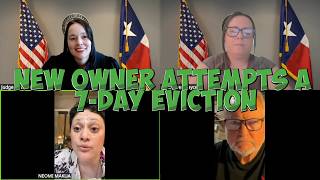 New Owner Attempts A 7-Day Eviction