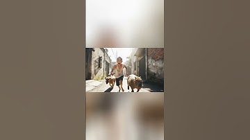 Hùng trọc được Capy rủ đi chơi mà lạ lắm  #capybara #shorts