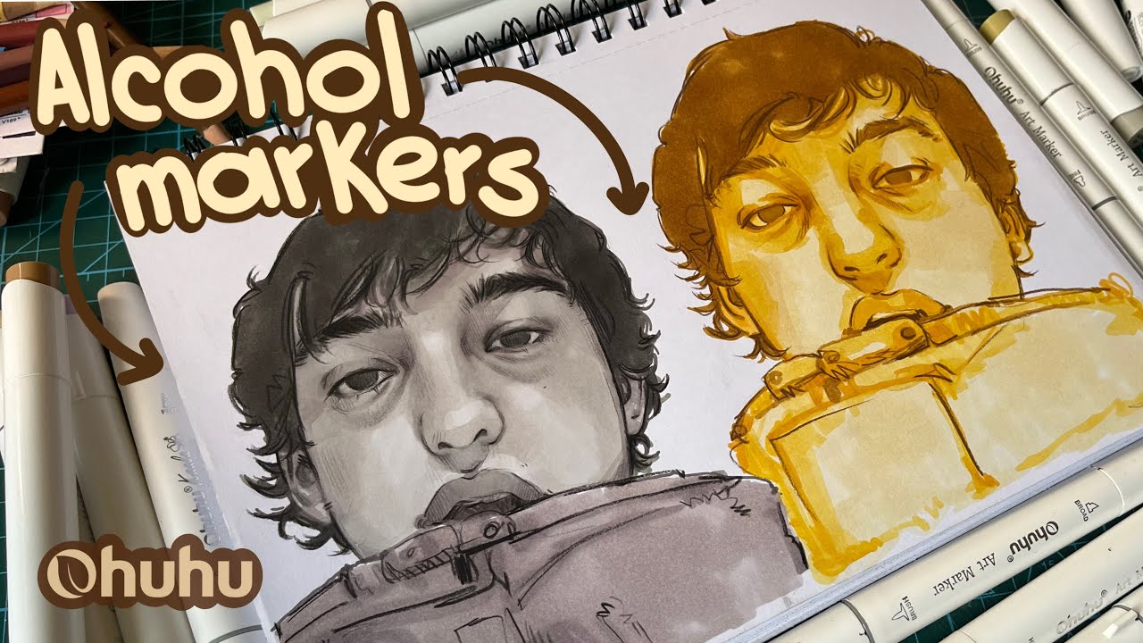 La forma mas fácil de usar plumones de alcohol! Ft. Ohuhu 🌝 •paoocede