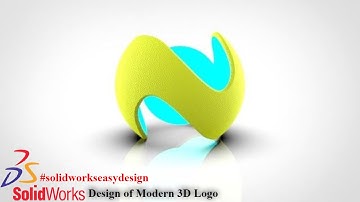Solidworks Tutorial # 81 How to Design   3D logo in Solidworks Design