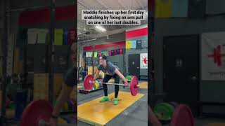 1st Time Snatching | Learn to Snatch | Olympic Weightlifting Technique | #shorts