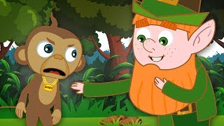 Mystery of the GREEN LEPRECHAUN | St. Patricks Day Cartoon | Adventures of Annie and Ben