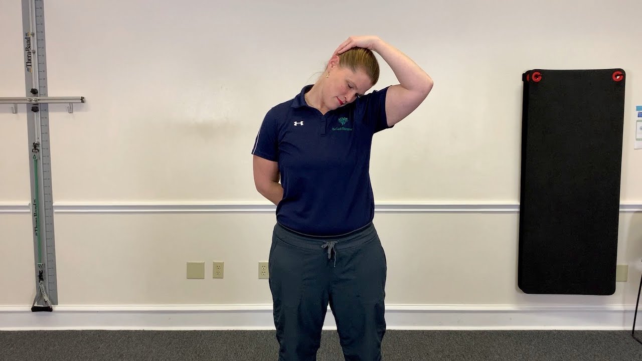 3 Neck Stretches for Stiff Achy Neck with League City Chiropractor