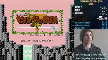 (obsolete) The Legend of Zelda (FDS) Arbitrary Code Execution speedrun World Record | ゼルダの伝説