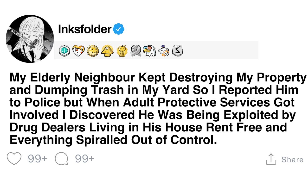 My Elderly Neighbour Kept Destroying My Property and Dumping Trash in My Yard So I Reported Him to..