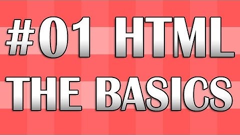 HTML Tutorial 01 (Creating Web Page) | QAShahin