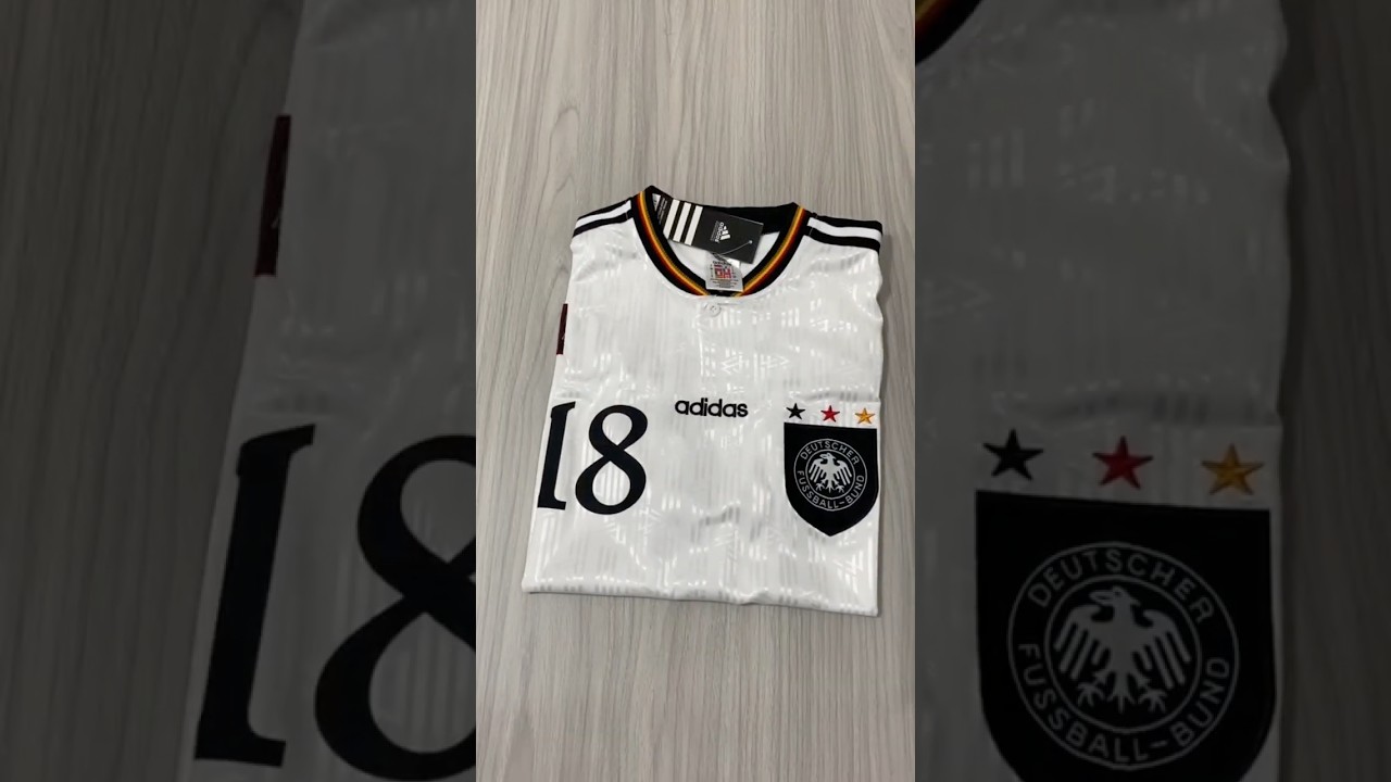 1996 Germany home jersey No. 18 Klinsmann 