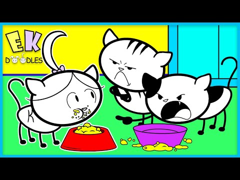 Magic Wand Pretend Play Family Fun with EK Doodles! Kate is a CAT!