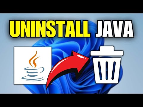 How To how to uninstall java from pc (2025)