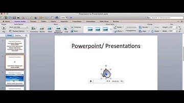 Powerpoint- How to play music across all slides