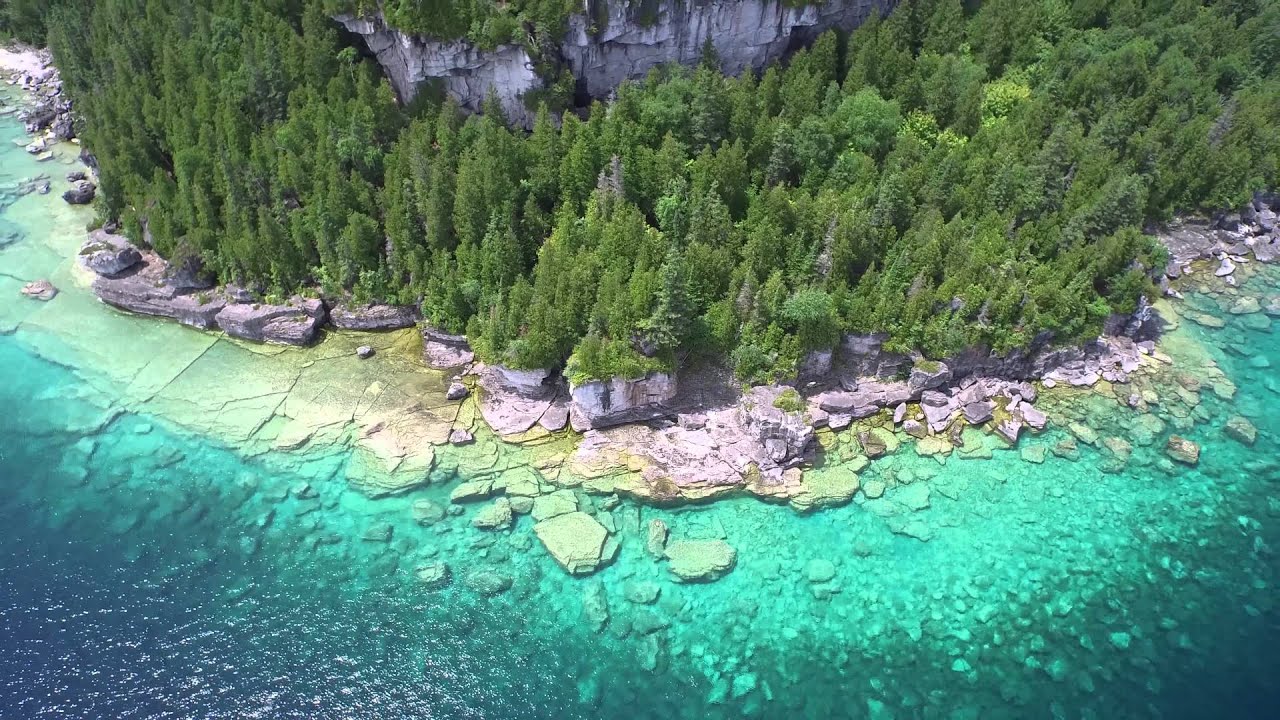 Flowerpot island and Bruce Peninsula National Park 4k YouTube