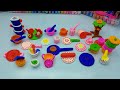 Amazing technique make kitchen set with polymer clay| Miniature clay kitchen set| Primitivekitchen#