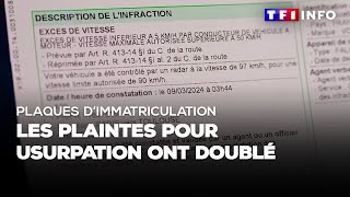 Plaques d'immatriculation : les plaintes pour usurpation ont doublé screenshot 3