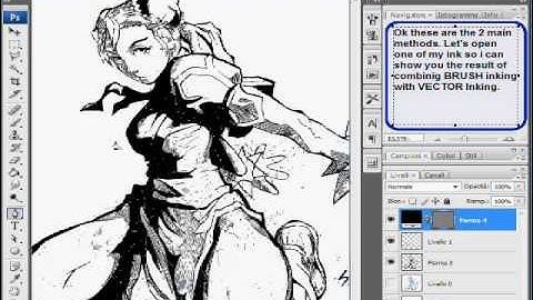 Photoshop CS3 Digital Inking Tutorial Part 3/3