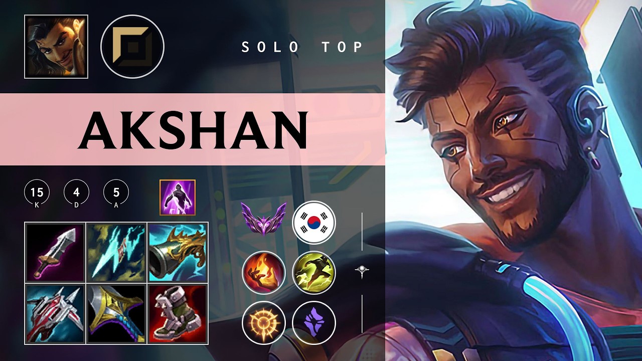 Akshan Top vs Singed - KR Master Patch 26.04
