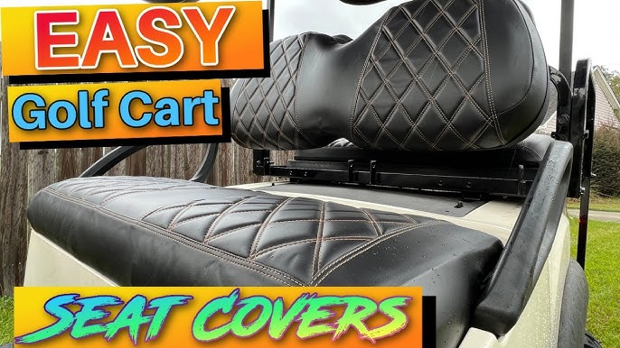 How To Install Golf Cart Seat Covers without a Staple gun / Nokins