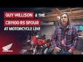 Cb1100 rs 5four creater guy willison at motorcycle live 2019