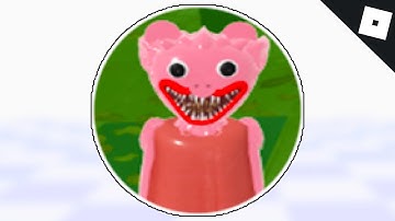How to get the PIGGY HUGGY BADGE & MORPH in FIND THE POPPY MORPHS | Roblox